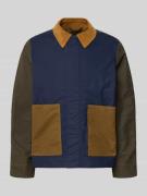 Forét Jacke mit Umlegekragen Modell 'ASPEN' in Blau, Größe L