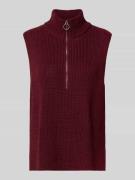 Soyaconcept Pullunder mit Stehkragen und Reißverschluss Modell 'Julia'...