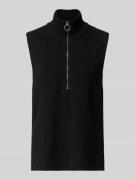 Soyaconcept Pullunder mit Stehkragen und Reißverschluss Modell 'Julia'...