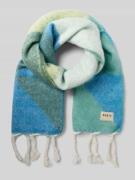 Barts Schal mit Label-Patch Modell 'Kristinn' in Blau, Größe 1