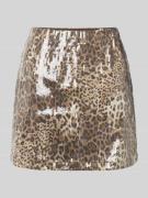 Noisy May Minirock mit Pailletten Modell 'JESSY' in Hellbraun Melange,...
