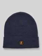 SAVE THE DUCK Mütze in Strick-Optik mit Logo-Applikation Modell 'Lou' ...