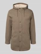 Only & Sons Regular Fit Parka mit Teddyfellbesatz in der Kapuze Modell...