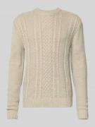 Jack & Jones Strickpullover mit gerippten Abschlüssen Modell 'PAUL' in...