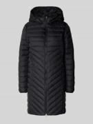 s.Oliver RED LABEL Slim Fit Steppmantel mit abnehmbarer Kapuze in Blac...