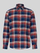 Fynch-Hatton Freizeithemd mit Knopfleiste in Rot, Größe 4XL