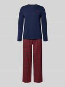 Polo Ralph Lauren Underwear PJ Set Flanell Giftbox in Marine, Größe L