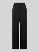 Neo Noir Stoffhose mit Gesäßtaschen Modell 'Emmet' in Black, Größe 34