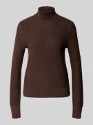 s.Oliver BLACK LABEL Slim Fit Rollkragenpullover mit Woll-Anteil in Du...