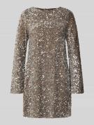Pieces Eng anliegendes Cocktailkleid mit Paillettenbesatz Modell 'KAM'...