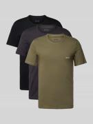 BOSS T-Shirt aus reiner Baumwolle im 3er-Pack Modell 'Classic' in Blac...