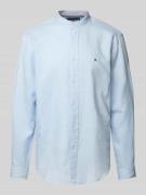 Tommy Hilfiger Regular Fit Freizeithemd aus Baumwoll-Leinen-Mix in Hel...
