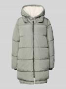 Only Regular Fit Steppmantel mit Kapuze Modell 'KELLY' in Schilf, Größ...
