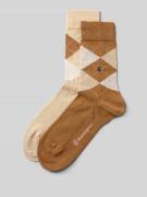 Burlington Socken mit Argyle-Stitching Modell 'Everyday' im 2er-Pack i...