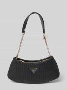 Guess Handtasche in Flecht-Optik Modell 'PHAEDRA' in Black, Größe 1