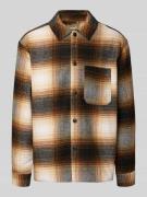 Jack & Jones Regular Fit Hemdjacke mit Brusttasche Modell 'ZAC' in Bei...