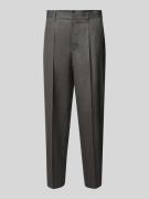 Emporio Armani Regular Fit Anzughose mit Bundfalten in Schlamm, Größe ...