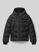 CARS JEANS Steppjacke mit Kapuze Modell 'HEYWARD' in Black, Größe 140