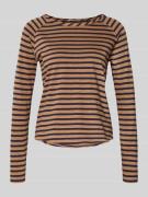 Smith and Soul Longsleeve mit Rundhalsausschnitt in Beige, Größe L