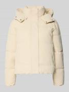 Vero Moda Regular Fit Steppjacke mit Kapuze Modell 'GRETAKYLIE' in Bei...