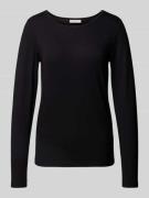 FREE/QUENT Longsleeve mit Rundhalsausschnitt Modell 'Liana' in Black, ...
