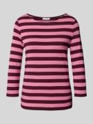 More & More Regular Fit Longsleeve aus Viskose-Mix in Strick-Optik in ...