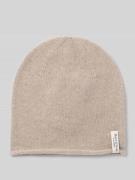 Marc O'Polo Mütze aus Schurwoll-Kaschmir-Mix in Beige, Größe 1