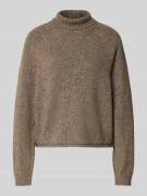 Marc O'Polo Relaxed Fit Strickpullover aus Woll-Mix in Dunkelbraun, Gr...