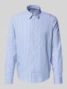 Jake*s Regular Fit Freizeithemd mit Kentkragen in Hellblau, Größe 37/3...