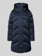 Blauer Usa Steppmantel mit Kapuze Modell 'OPERA' in Dunkelblau, Größe ...