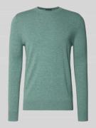 Christian Berg Men Strickpullover aus Wolle-Kaschmir-Mix in Schilf Mel...