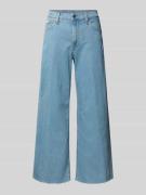 Calvin Klein Jeans Ultra High Waist Wide Fit Jeans mit Fransen in Hell...