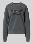 Tommy Jeans Boxy Fit Sweatshirt aus reiner Baumwolle in Anthrazit, Grö...