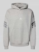 adidas Sportswear Hoodie mit Kapuze in Mittelgrau, Größe L