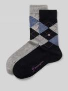Burlington Socken mit Argyle-Stitching Modell 'Everyday' im 2er-Pack i...