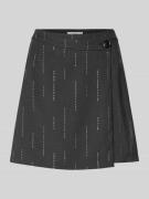 Gestuz Minirock mit Viskose-Anteil Modell 'Zadira' in Dunkelgrau Melan...