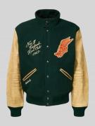 Polo Ralph Lauren College-Jacke aus Woll-Mix mit Stitchings Modell 'BR...