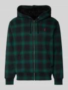 Polo Ralph Lauren Sweatjacke mit Kapuze in Dunkelgruen, Größe L