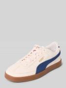 PUMA Sneaker aus Leder mit Gummisohle Modell 'PUMA Club II' in Hellros...