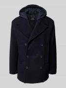 ARMANI EXCHANGE Jacke mit abnehmbarer Kapuze und Eingrifftaschen in Du...
