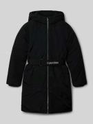 Calvin Klein Jeans Regular Fit Kurzmantel mit Logo-Stitching Modell 'B...