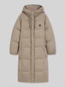 HUGO Regular Fit Daunenmantel mit Label Print Modell 'FINI-3' in Sand,...