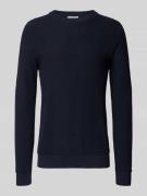 Lindbergh Strickpullover mit Strukturmuster und Rundhalsausschnitt in ...