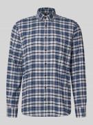 bugatti Freizeithemd mit Knopfleiste in Marine, Größe L