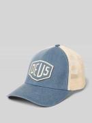 DEUS EX MACHINA Trucker Cap mit Label-Patch in Rauchblau, Größe 1
