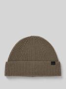 BOSS Mütze aus Woll-Kaschmir-Mix Modell 'FILIPPO' in Khaki, Größe 1