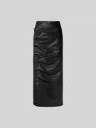 ROTATE Maxirock mit Druckknopfleiste in Black, Größe 42