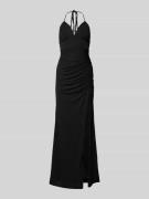 Jake*s Cocktail Abendkleid mit Gehschlitz in Black, Größe 48