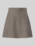 Pieces Eng anliegender Mini-Rock mit Woll-Anteil Modell 'MALOU' in Mit...