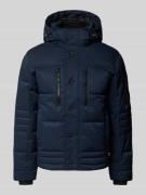 Tom Tailor Regular Fit Steppjacke mit Reißverschlusstaschen in Dunkelb...